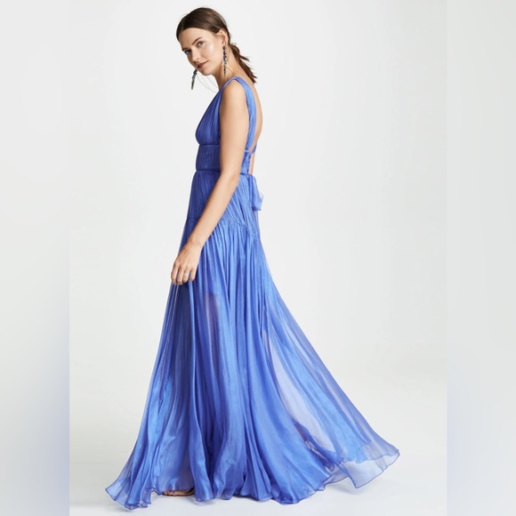 Maria Lucia Hohan | Rowen Maxi Dress, Amparo Blue, FR 34 - Picture 4 of 11